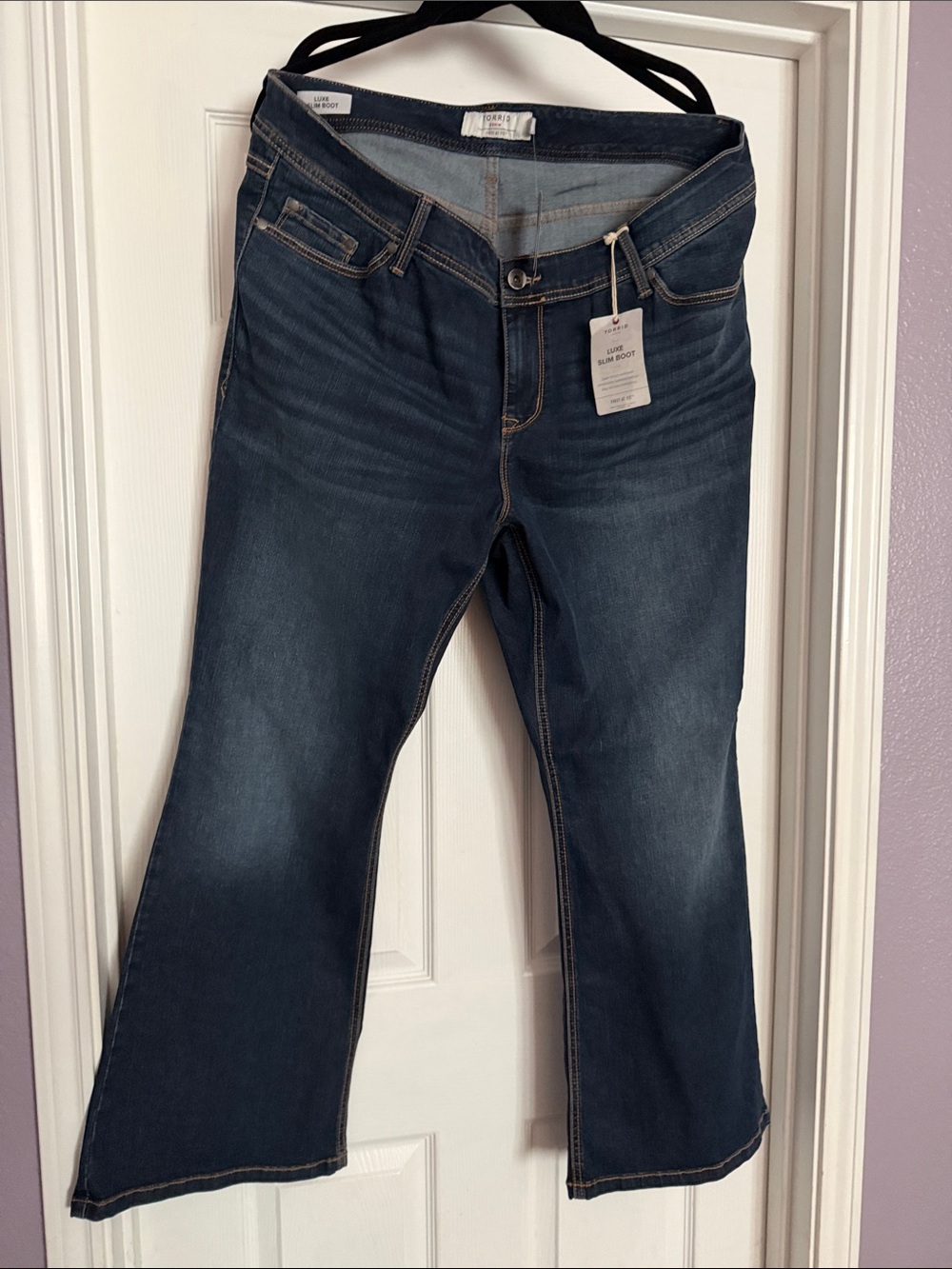torrid Dark Blue Slim Bootcut Jeans